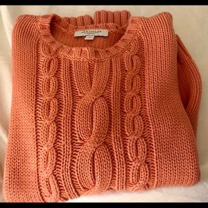 Ann Taylor petite cable knit sweater